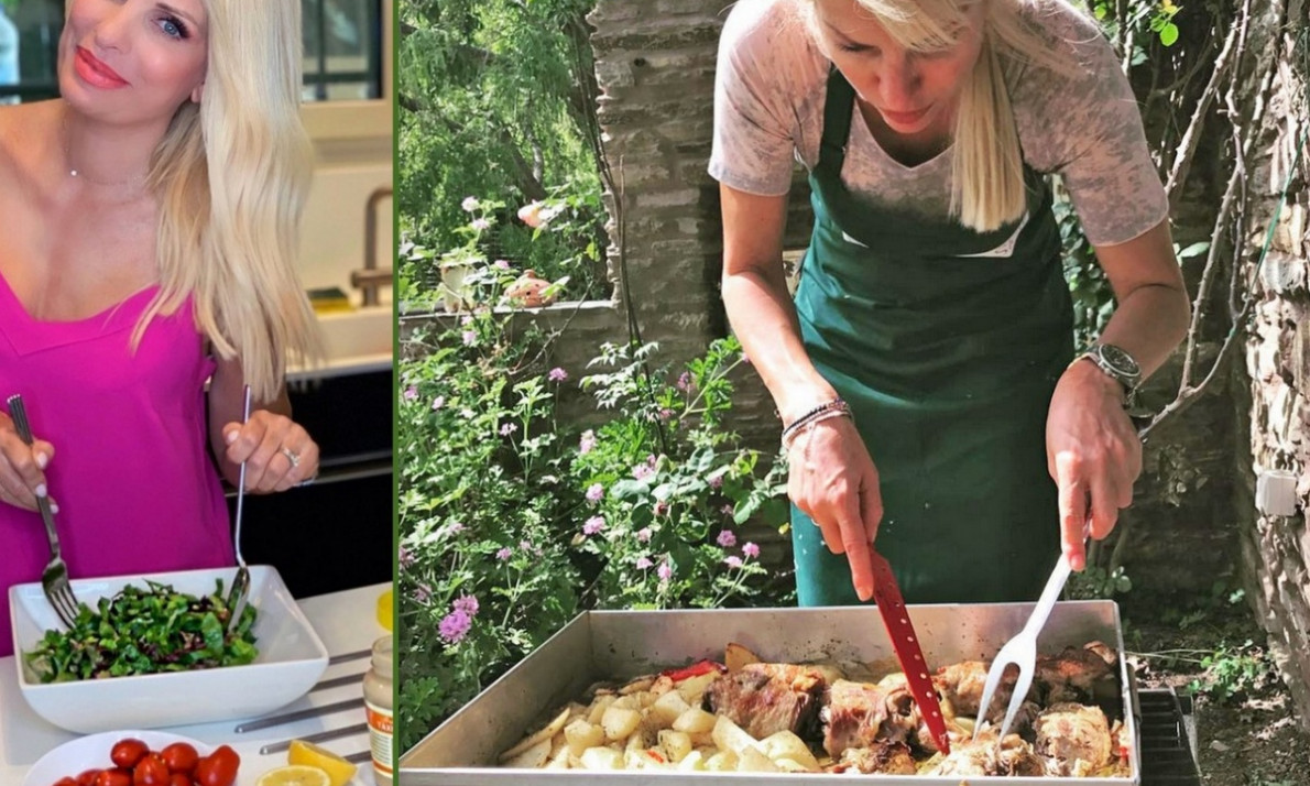 Ελένη Μενεγάκη: Η σπεσιαλιτέ που φτιάχνει στην οικογένειά της στα Άχλα!