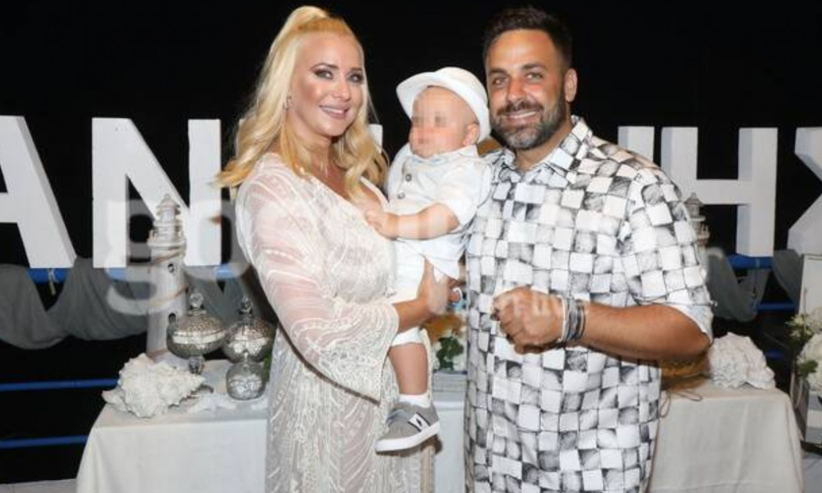 Γιαννιάς-Παντελιδάκη: Το φωτογραφικό άλμπουμ της βάφτισης του γιου τους