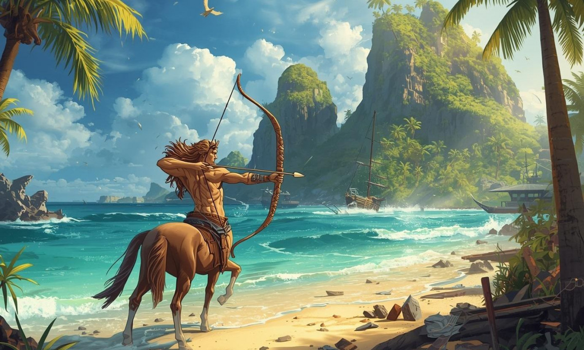 Ο Τοξότης σε ρόλο... ναυαγού