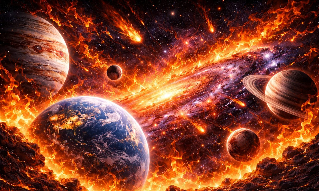 Το Σύμπαν «παίρνει φωτιά»: Η σπάνια συγκέντρωση 6 πλανητών στον Κριό!