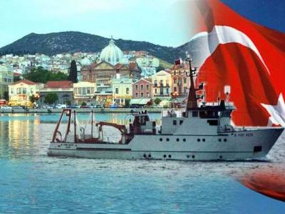 Στη Μυτιλήνη έφτασε το τουρκικό «Πίρι Ρέις»