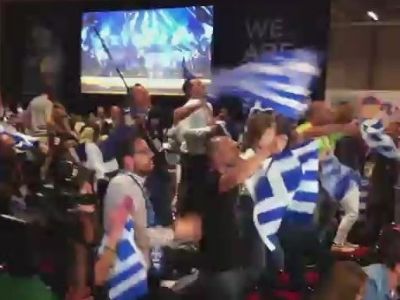 Δείτε τι έγινε στην αίθουσα τύπου την ώρα του Αγάθωνα και των Koza Mostra!!