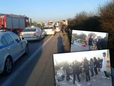 Δύο νεκρές σε τροχαίο με νταλίκα και ΚΤΕΛ στα Μάλγαρα (φωτο)
