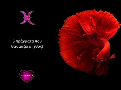 Πέντε πράγματα που γοητεύουν έναν Ιχθύ