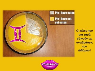 Ο Δίδυμος κι οι αντιδράσεις του σε πολύ ωραίες... πίτες!