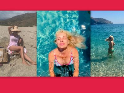 Ελένη Μενεγάκη: Όλες οι φορές που πόζαρε χωρίς ρετούς και έδειξε τις ατέλειές της