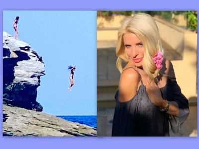 Ελένη Μενεγάκη: Οι βουτιές των παιδιών της και οι τσιρίδες της παρουσιάστριας