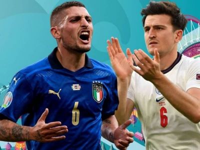 Ιταλία - Αγγλία:Ο Βεράτι βάζει την προσωπικότητα κι ο Μαγκουάιρ το κεφάλι, στην τελική μάχη του Euro