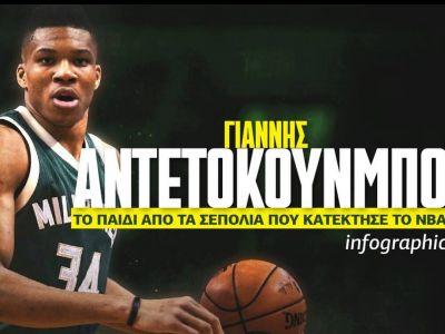 Γιάννης Αντετοκούνμπο: Από τα Σεπόλια, στην κορυφή του NBA - Δείτε το Infographic του Newsbomb.gr