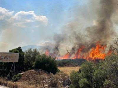 Φωτιά στο Ναύπλιο - Συναγερμός στην Πυροσβεστική (pics)