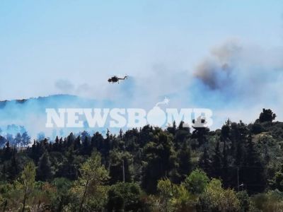 Φωτιά στη Σταμάτα: Δήμαρχος Διονύσου στο Newsbomb.gr - «Οι φλόγες γλείφουν τα πρώτα σπίτια»