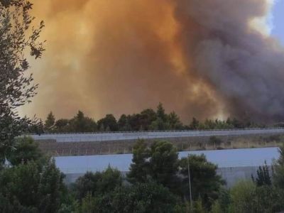 Φωτιά στην Αχαΐα: Δραματική η κατάσταση - Καίγονται σπίτια, εκκενώθηκαν οικισμοί