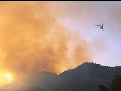Φωτιά στην Αρχαία Ολυμπία: Νέα εντολή εκκένωσης για Λούβρο-Άνω Λούβρο-Άσπρα Σπίτια