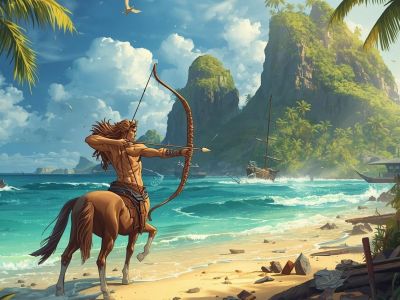 Ο Τοξότης σε ρόλο... ναυαγού