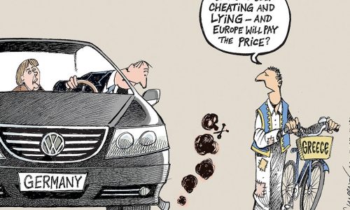 Δείτε το σκίτσο των New York Times για το σκάνδαλο Volkswagen και την Ελλάδα που κάνει το γύρο του διαδικτύου!