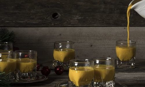 Συνταγή για Eggnog με σαφράν από τον Άκη Πετρετζίκη