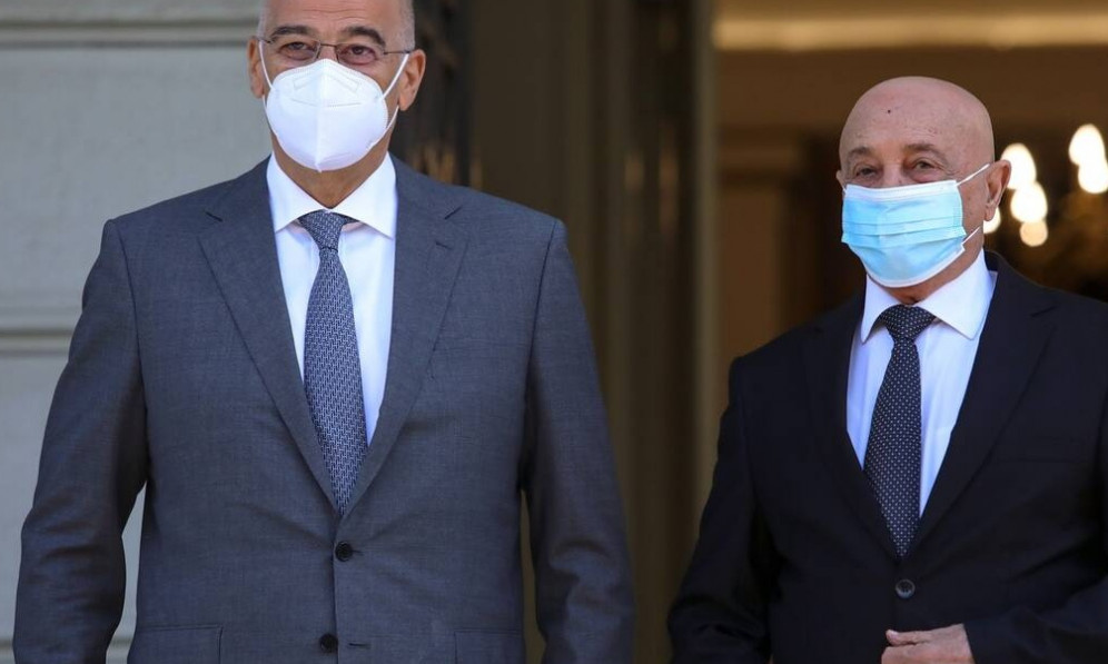 Ηχηρό μήνυμα Δένδια - προέδρου Βουλής της Λιβύης: Άκυρα τα μνημόνια Τουρκίας - Σάρατζ