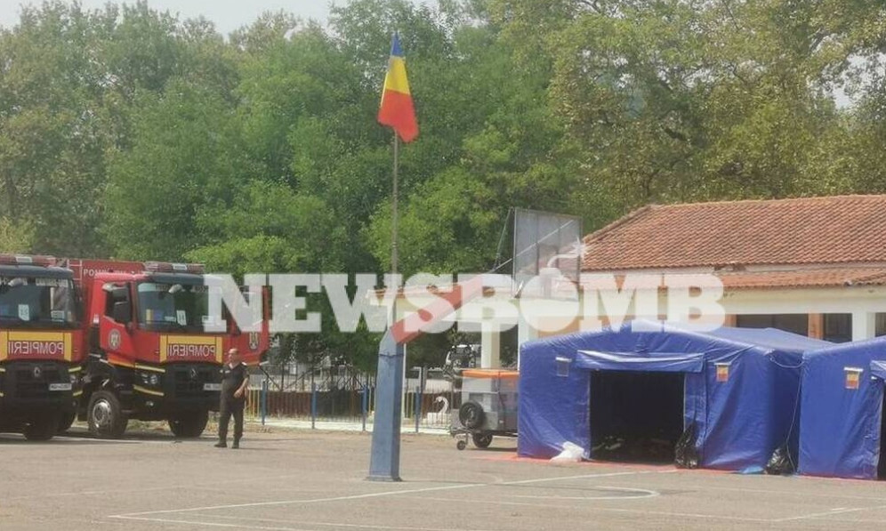 Φωτιές στην Εύβοια: Αποχώρησαν οι Ρουμάνοι πυροσβέστες από το Προκόπι